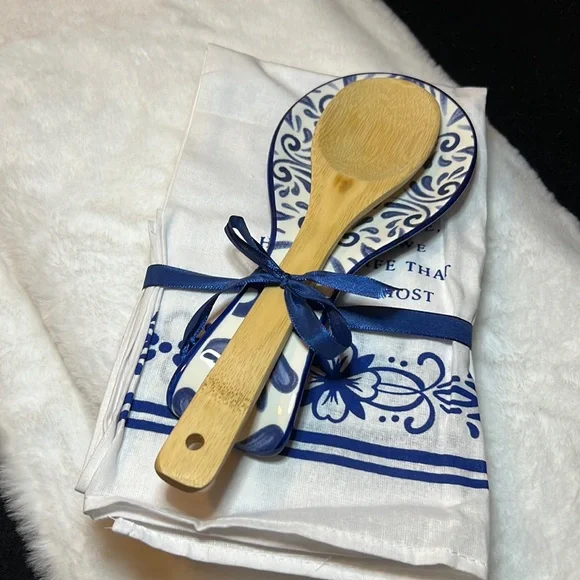 Dish Towel and Spoon Rest Set - Picture 4 of 5